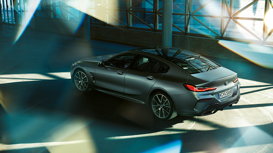 BMW 8 Series Gran Coupé, design, view from birds perspective