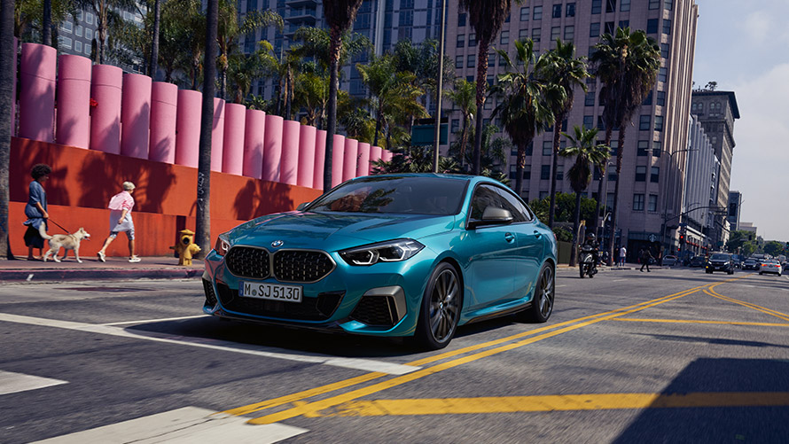 BMW 2 Series Gran Coupé 2020 Snapper Rocks Blue metallic F44 exterior view