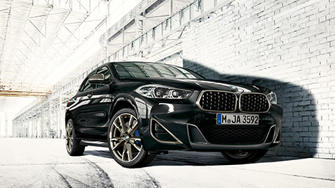 BMW X Series BMW X2 M Automobile F39 MP three-quarter front view standing
