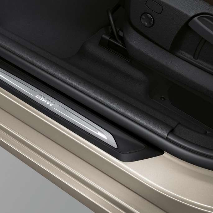 Door sill finishers BMW 2 Series Active Tourer Model Luxury Line 225i xDrive F45 2018 Jucaro Beige metallic