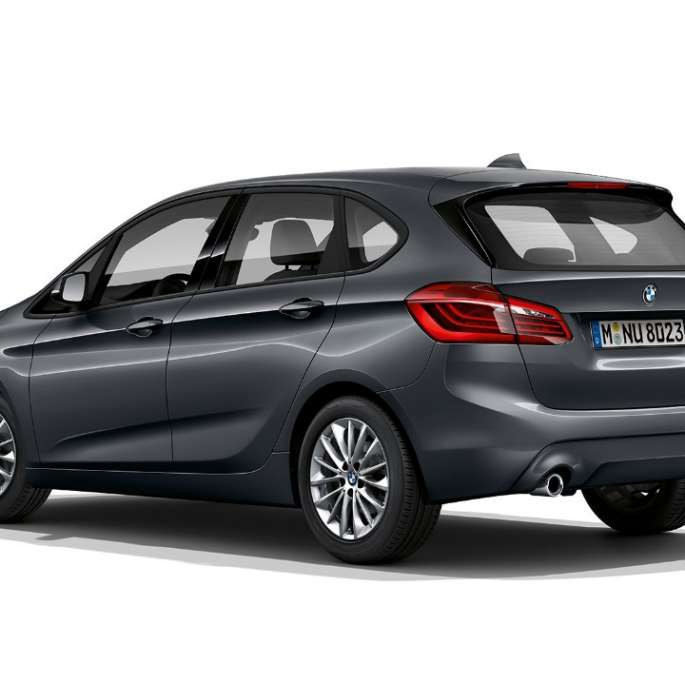 BMW 2 Series Active Tourer 218i F45 2018 Mineral Grey metallic three-quarter rear view