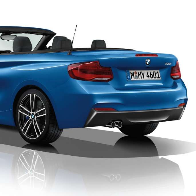 BMW 2 Series Convertible, Model M Sport three-quarter rear shot