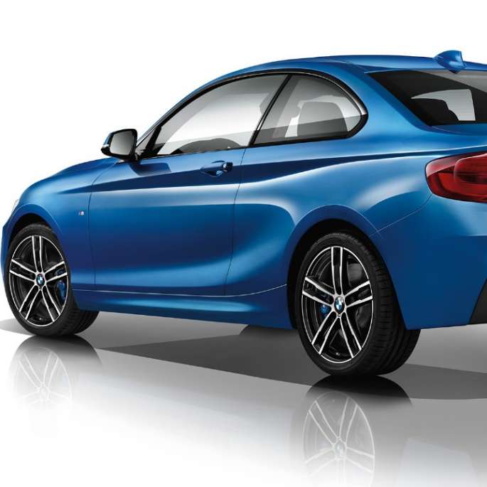 BMW 2 Series Coupé, Model M Sport three-quarter rear shot