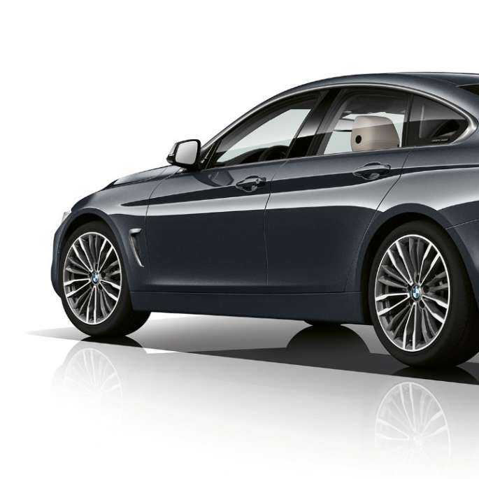 BMW 4 Series Gran Coupé, Model Luxury Line three-quarter rear shot