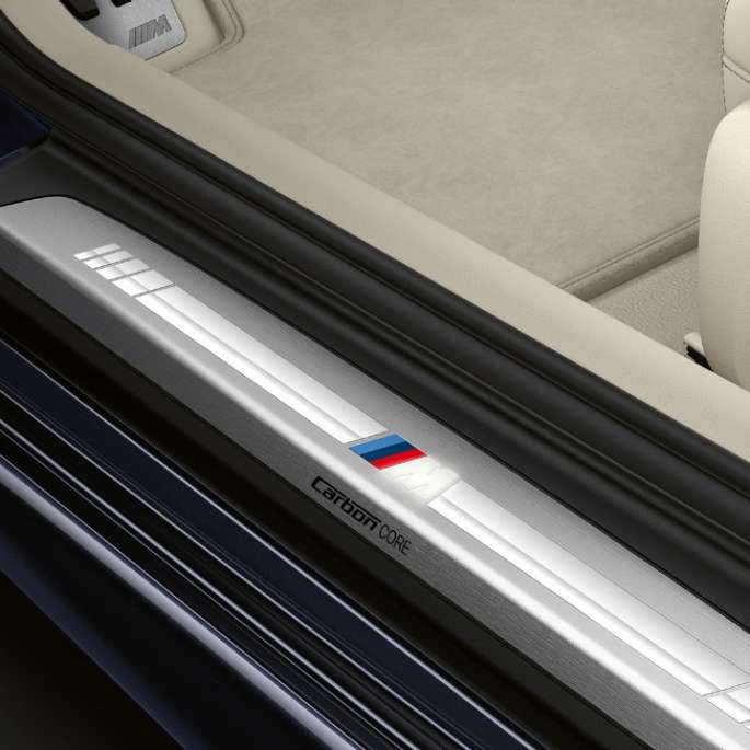 BMW 8 Series Coupé, M door sill finishers.