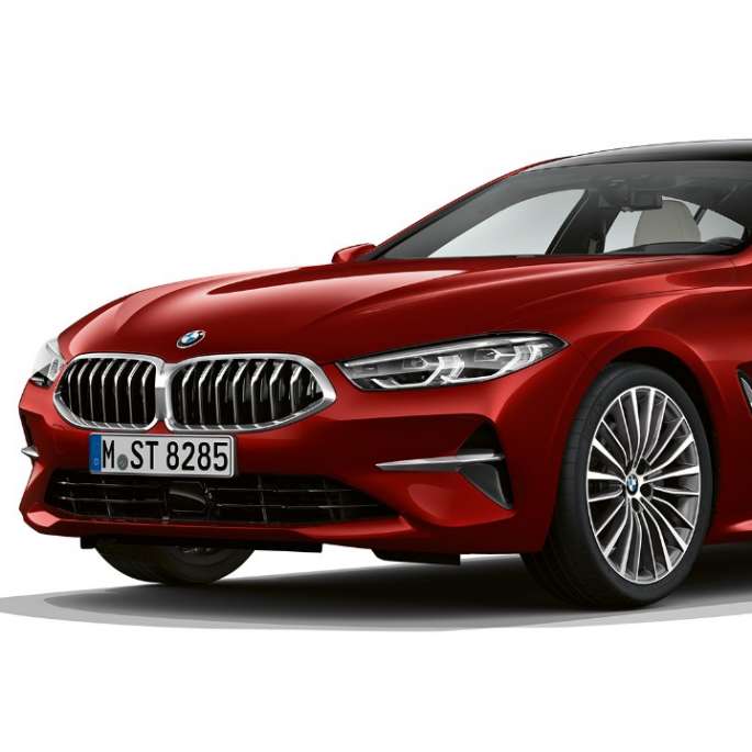 BMW 8 Series Gran Coupé, base model three-quarter front shot