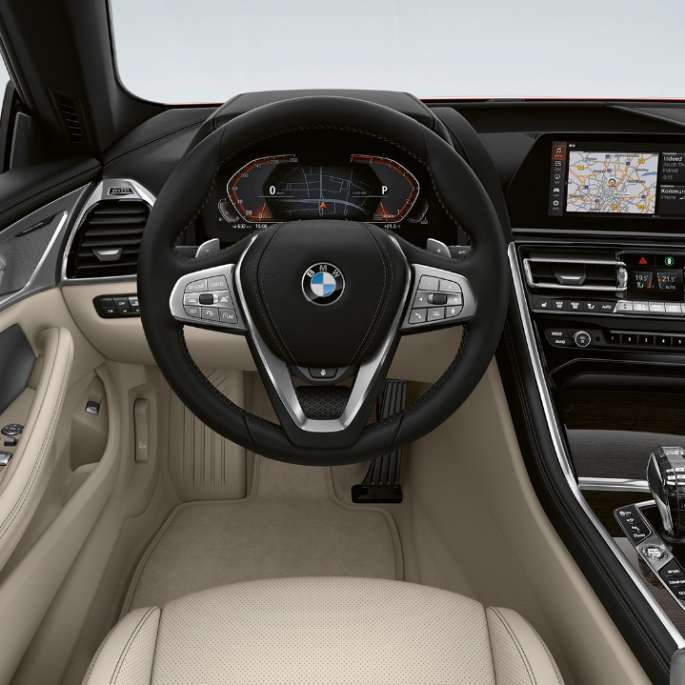 BMW 8 Series Gran Coupé, base model cockpit